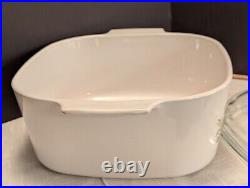 Corning Ware Spice Of Life Pyrex Glass Lid Covered Casserole Dish 5 Quart Unused