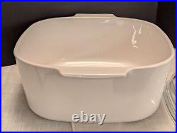 Corning Ware Spice Of Life Pyrex Glass Lid Covered Casserole Dish 5 Quart Unused