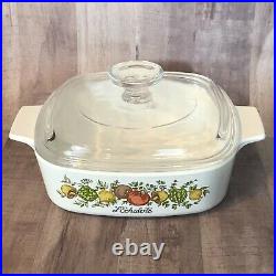 Corning Ware Spice of Life La Echalote A-1-B 1 Quart with Lid