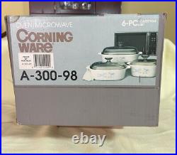 Corning Ware Symphony 6 Pc. Trio Set Covered Casseroles A-300-98