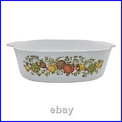 Corning Ware Vintage 1969-1972 Spice Of Life 2 Litre Dish With Lid A-2-B