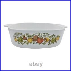 Corning Ware Vintage 1969-1972 Spice Of Life 2 Litre Dish With Lid A-2-B