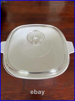 Corning Ware Vintage Blue Cornflower Casserole Dish With Lid Rare P-21/2-B