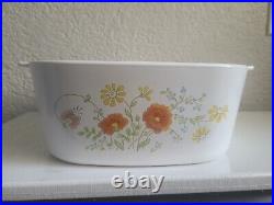 Corning Ware Wild Flower Rare Pattern from 1977-1984 5 Liters