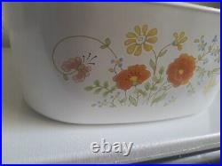 Corning Ware Wild Flower Rare Pattern from 1977-1984 5 Liters