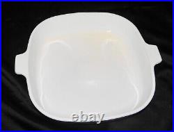 Corning cornflower blue 2 Quart Square Casserole with Lid