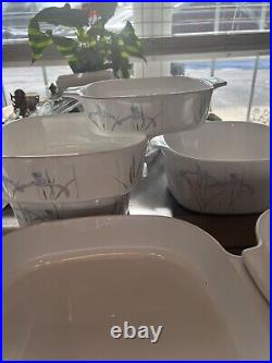 Corning ware shadow iris casserole Complete Set