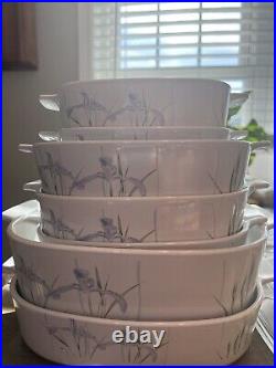 Corning ware shadow iris casserole Complete Set