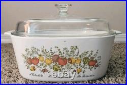 CorningWare 5 Liter A-5-B Spice Of Life L'Echalote La Marjolaine Le Romarin Rare