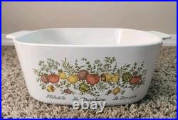 CorningWare 5 Liter A-5-B Spice Of Life L'Echalote La Marjolaine Le Romarin Rare