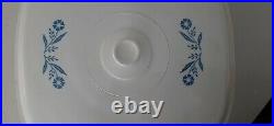 CorningWare Blue Cornflower Casserole Dish + Lid 1960s Vintage P-10B Rare