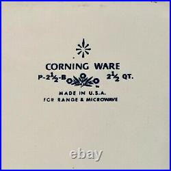 CorningWare Blue Cornflower vintage 3pc. Set with lids