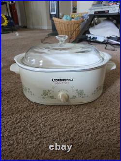 CorningWare Electrics 6 qt Crock Pot Slow Cooker Vintage Rare