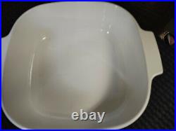 CorningWare Pyrex Vtg Cornflower Blue 4qt Casserole Dish A-84-B Lid A-12-C LOOK