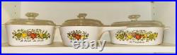 Corningware Spice of Life 5 pc set withlids
