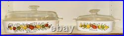 Corningware Spice of Life 5 pc set withlids