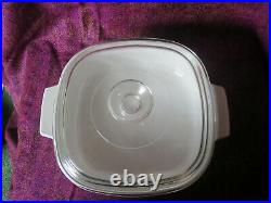 Corningware Spice of Life Vintage' Dish Set of 2 with Lids Excellent A-2-B, A-1-B