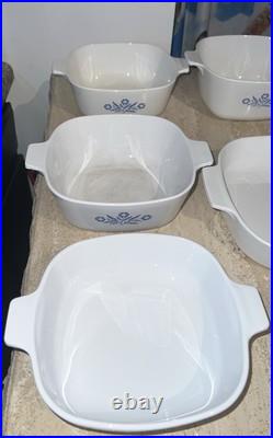 Corningware blue cornflower 11 piece set. Three Lids Are Interchangeable Corningware blue cornflower 11 piece set. Three Lids Are Interchangeable
