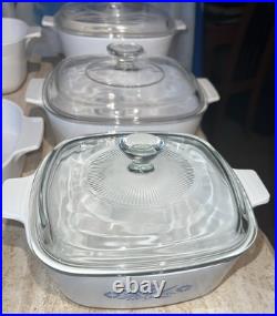 Corningware blue cornflower 11 piece set. Three Lids Are Interchangeable Corningware blue cornflower 11 piece set. Three Lids Are Interchangeable