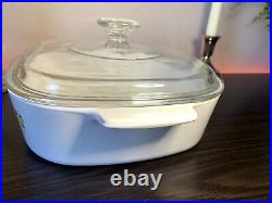 Extremely RARE Vintage Slice of Life Corning Ware A-2 2 Quart Dish with Lid
