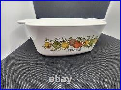 L'Echalote Corning Ware A-1.5-B 1.5 Liter Vintage Spice Of Life Stamped 51