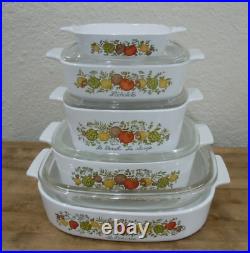 Lot of 11 Corning Ware Pieces SPICE OF LIFE- Hologram Stamp Very Nice Lot of 11 Corning Ware Pieces SPICE OF LIFE- Hologram Stamp Very Nice