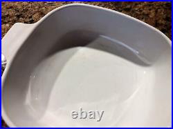 Lot of 3 Vintage Corning Ware Blue Cornflower Baking Casserole Dish with Lids