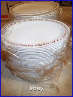 Lot of 88 Vtg Waffle House Oval Plates Platters Pyrex Corning Ware 12.5 x 9