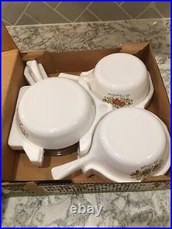 NEW NEVER USED Vintage Corning Ware P-100-8 Menu-Ette Set Spice'O Life 6-Pieces