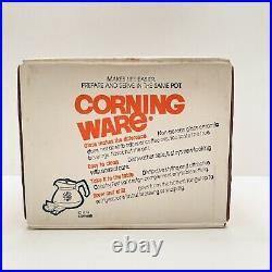 NEW SEALED CorningWare Country Festival Teapot 6-Cup Vintage Pyrex Coffee NOS
