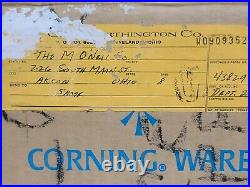 NEW? VINTAGE 1960-61 CORNING WARE P-11-S Saucepan Set withHandle & Cradle