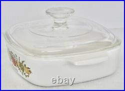 NEW Vintage 1970's Corning Ware Spice O' Life L'Echalote 1 Qt Casserole A-1-B