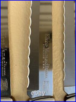New VTG 6 Pc EKCO Vanadium Steak Knives Corning Corelle Ware Spice of Life NOS