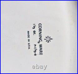 ORIGINAL CORNING WARE 1970s VINTAGE BLUE CORNFLOWER Casserole Dish SET EUC