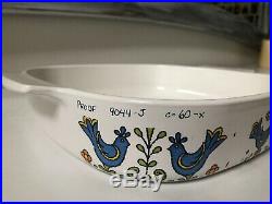 One of a Kind Vintage Corning Ware Country Festival Birds Design Proofs A-10-B
