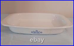 Piece of the Vintage Corning Ware With Model Number blue cornflower with Lid