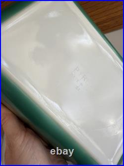 Pyrex 2 Qt Green Wheat Casserole Dish Promotional 575-B Lid 550c Cradle Rack Vtg Pyrex 2 Qt Green Wheat Casserole Dish Promotional 575-B Lid 550c Cradle Rack Vtg