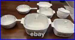 RARE 11-Piece VINTAGE Corning Ware Spice of Life Set. Plus 3 Additional Dishes