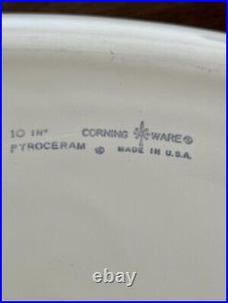 RARE AUTHENTIC vintage corning ware blue cornflower casserole Dish with lid