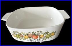 RARE CORNING WARE Spice of Life La MARJOLAINE 2 Qt A-2 B with Lid A-9-C casserole