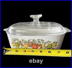 RARE CORNING WARE Spice of Life La MARJOLAINE 2 Qt A-2 B with Lid A-9-C casserole