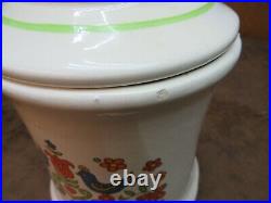 RARE Corning Ware Canister set Country Festival pattern blue bird dish kitchen