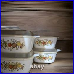 RARE Corning Ware Lot Spice of Life Blue Cornflower Vintage 16 PCs RARE Corning Ware Lot Spice of Life Blue Cornflower Vintage 16 PCs