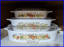 RARE Corning Ware Lot Spice of Life Blue Cornflower Vintage 16 PCs RARE Corning Ware Lot Spice of Life Blue Cornflower Vintage 16 PCs