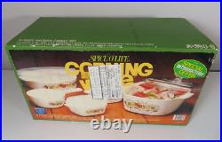 RARE Corning Ware Spice O' Life 9 Pcs Modern Family Casserole Set A-390-8 NEW