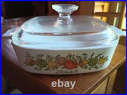 RARE L'Echalote Corning Ware A-1-B 1 Liter Stamped 46 Spice Of Life