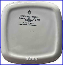 RARE Mistake Crooked Print on Vintage Corning Ware Cornflower P-43-B 2 3/4 Cup