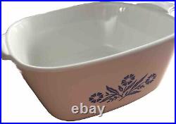 RARE Mistake Crooked Print on Vintage Corning Ware Cornflower P-43-B 2 3/4 Cup