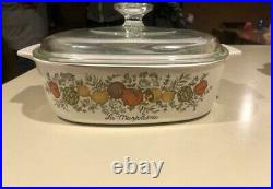 RARE Spice Of Life Vintage La Marjolaine Corning Ware 2.5 QT. With Lid