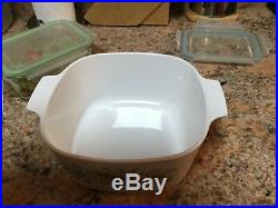 RARE VINTAGE CORNING WARE 3 QUART CASSEROLE DISH With PYREX A9C LID-SPICE OF LIFE